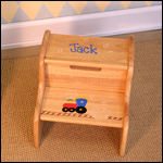 Big Stepper Stool-Many Designs-Handpainted & Personalized