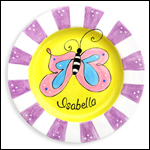 Butterfly (Girl) Birth Plate